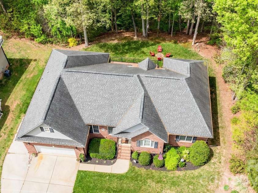 7867 Golf Course Drive, Denver, NC 28037.  MLS# CAR4355635, YatesRealty ID 28391. Aerial View
