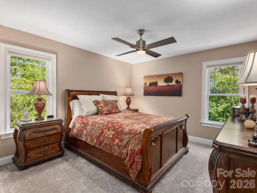 43 Galax Lane, Black Mountain, NC 28711.  MLS# CAR4355417, YatesRealty ID 28393. Comfortable guest accommodations everyone will appreciate.