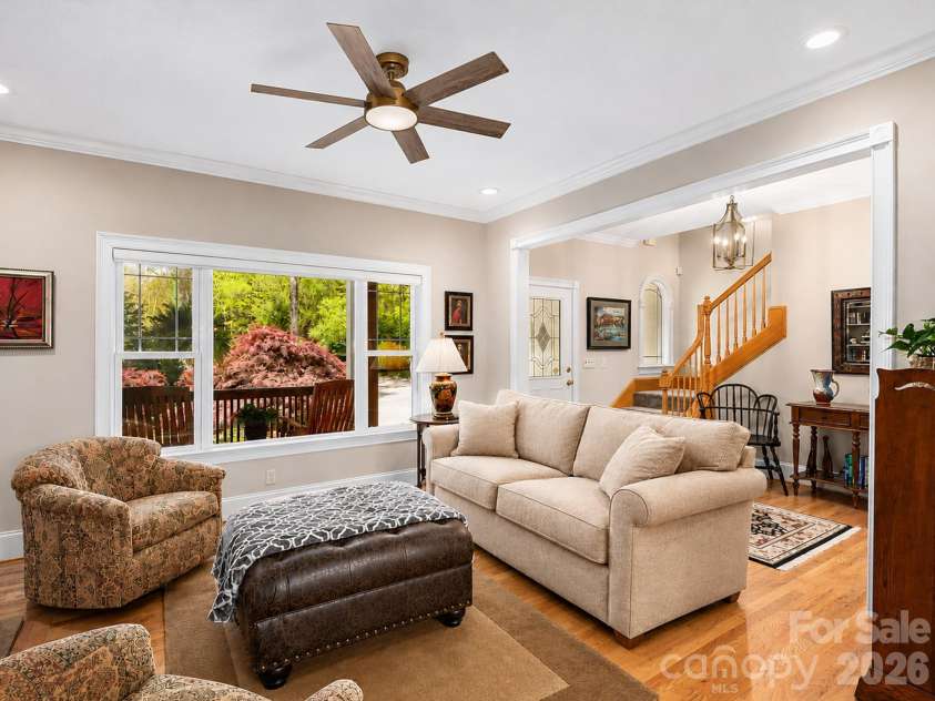 43 Galax Lane, Black Mountain, NC 28711.  MLS# CAR4355417, YatesRealty ID 28393. Light-filled living spaces designed for everyday comfort.