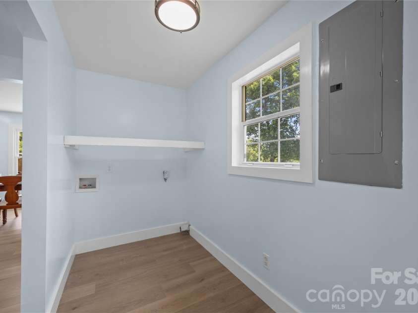 221 John C Logan Road, Rutherfordton, NC 28139.  MLS# CAR4379821, YatesRealty ID 28397. Laundry Room off kitchen
