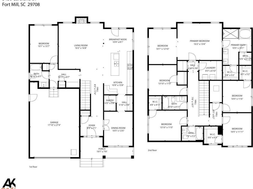 3430 Caroland Drive, Fort Mill, SC 29708.  MLS# CAR4383358, YatesRealty ID 28401. 
