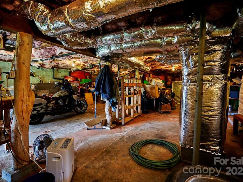 529 Old Newfound Road, Leicester, NC 28748.  MLS# CAR4279296, YatesRealty ID 28402. Air Ducts and water heater insulated