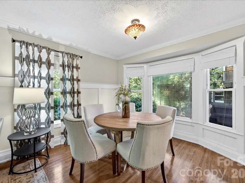 4330 Brookfield Drive, Charlotte, NC 28210.  MLS# CAR4383464, YatesRealty ID 28403. Dining area with easy access to the kitchen to the right