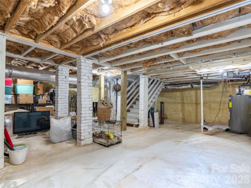 310 Hazel Mill Road, Asheville, NC 28806.  MLS# CAR4385682, YatesRealty ID 28409. Basement offers additional storage or room for future expansion.