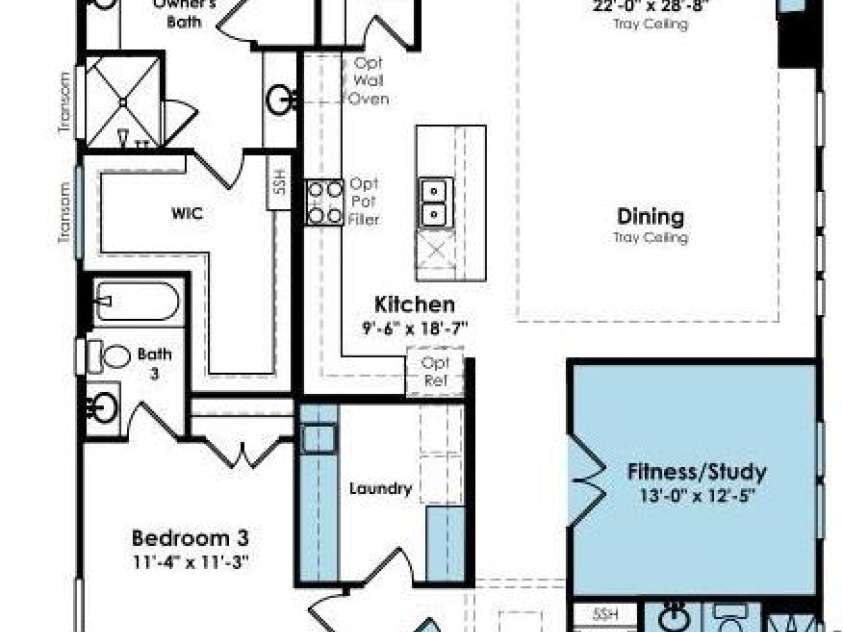 211 Marina Bay Trail, Locust, NC 28097.  MLS# CAR4388446, YatesRealty ID 28419. Madison Floorplan
