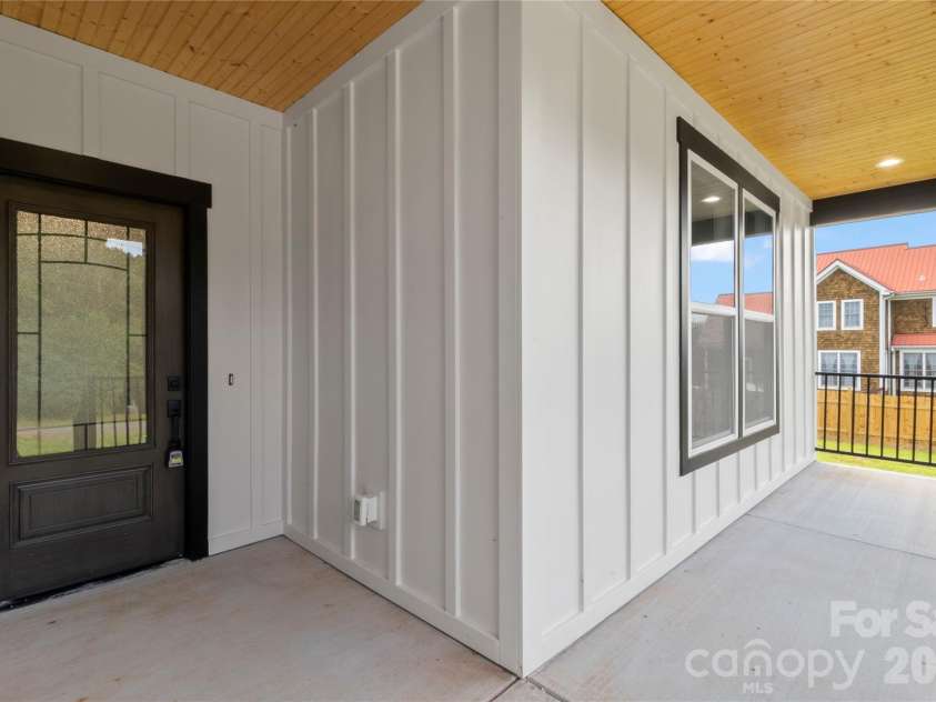 2589 Polo Lane, Maiden, NC 28650.  MLS# CAR4299931, YatesRealty ID 28419. Gorgeous front porch with wood ceiling