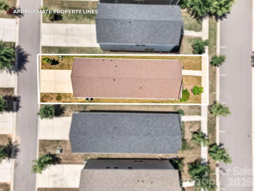 11721 Mesquite Road, Huntersville, NC 28078.  MLS# CAR4377053, YatesRealty ID 28422. Aerial View