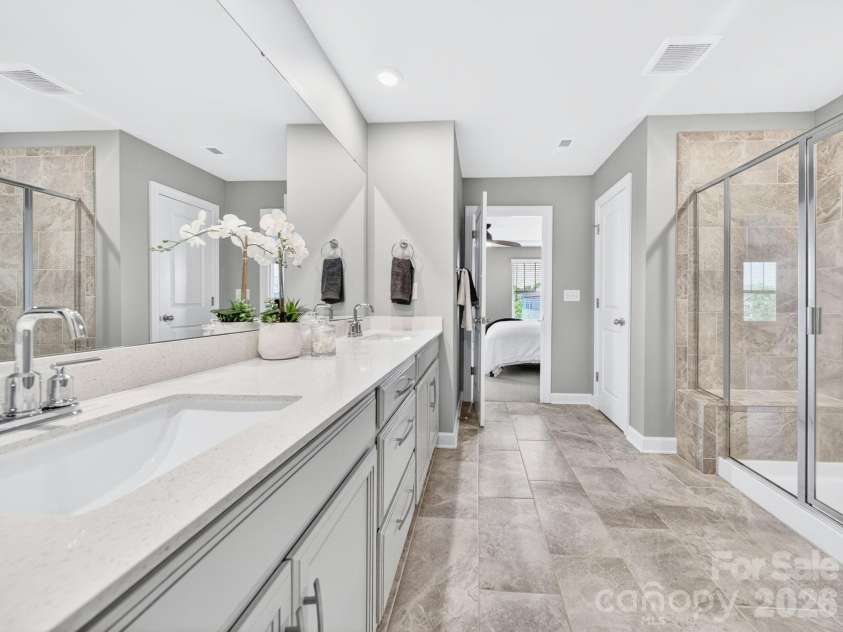 11721 Mesquite Road, Huntersville, NC 28078.  MLS# CAR4377053, YatesRealty ID 28422. Primary Bathroom 