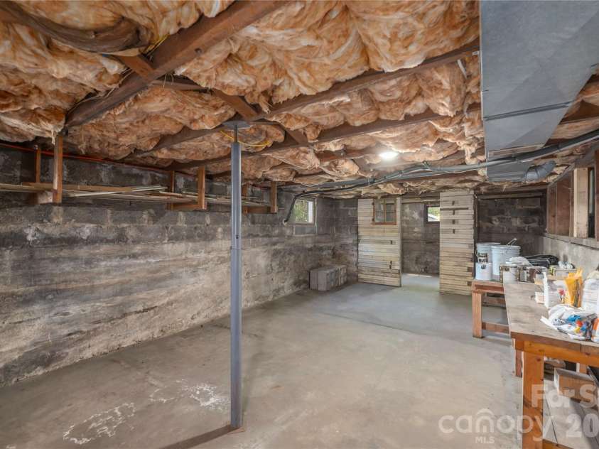 163 Pharr Street, Canton, NC 28716.  MLS# CAR4375926, YatesRealty ID 28429. Unfinished basement/ crawlspace. Endless possibilities.