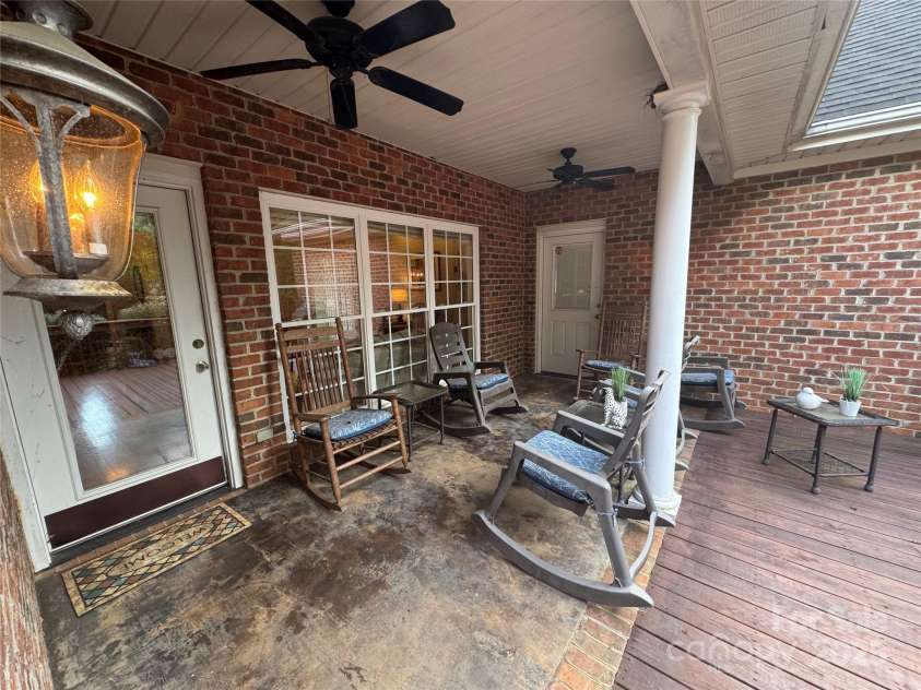 2911 Weatherfield Drive, Lincolnton, NC 28092.  MLS# CAR4285665, YatesRealty ID 28433. Back Porch