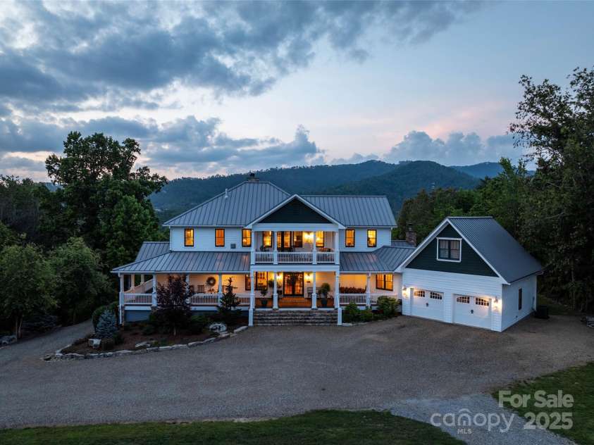 29 Bonnie Brae Drive, Weaverville, NC 28787.  MLS# CAR4266285, YatesRealty ID 28435. Sunset lit sky's are able to be enjoyed in every direction the eye can see