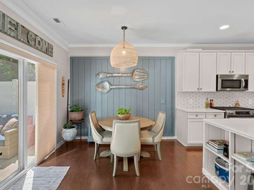 2207 Whitford Lane, Charlotte, NC 28210.  MLS# CAR4366216, YatesRealty ID 28436. View of Dining Area 