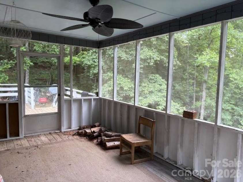 3166 Holly Road, Connelly Springs, NC 28612.  MLS# CAR4286283, YatesRealty ID 2844. Back Porch