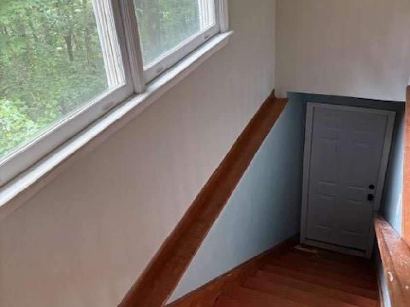 3166 Holly Road, Connelly Springs, NC 28612.  MLS# CAR4286283, YatesRealty ID 2844. Basement Stairs 