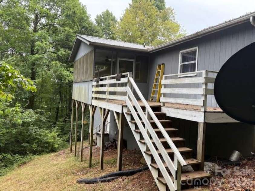 3166 Holly Road, Connelly Springs, NC 28612.  MLS# CAR4286283, YatesRealty ID 2844. Deck View
