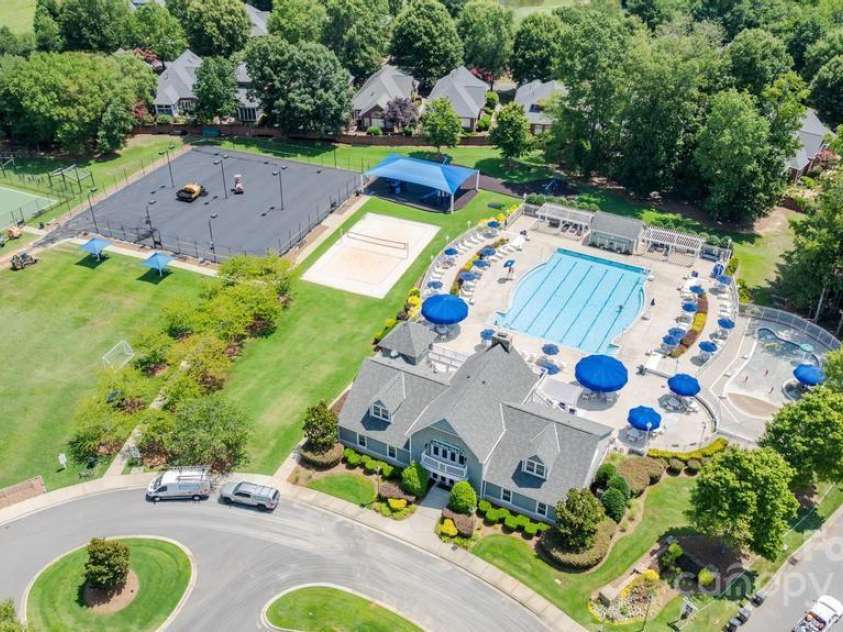 8412 Bridgestone Drive, Huntersville, NC 28078.  MLS# CAR4278792, YatesRealty ID 28445. Birkdale amenities, clubhouse, pool, basketball court, volleyball