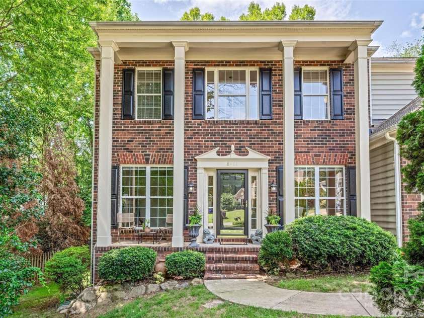 8412 Bridgestone Drive, Huntersville, NC 28078.  MLS# CAR4278792, YatesRealty ID 28445. Stunning brick colonial style