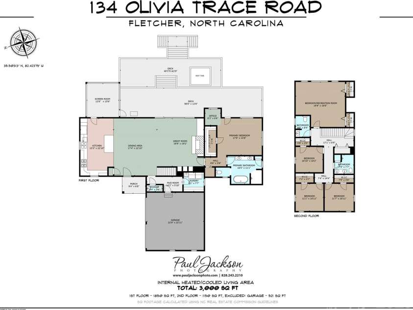 134 Olivia Trace Drive, Fletcher, NC 28732.  MLS# CAR4257309, YatesRealty ID 28446. 