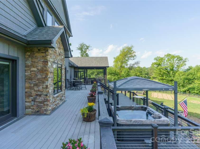 134 Olivia Trace Drive, Fletcher, NC 28732.  MLS# CAR4257309, YatesRealty ID 28446. Multi level decks