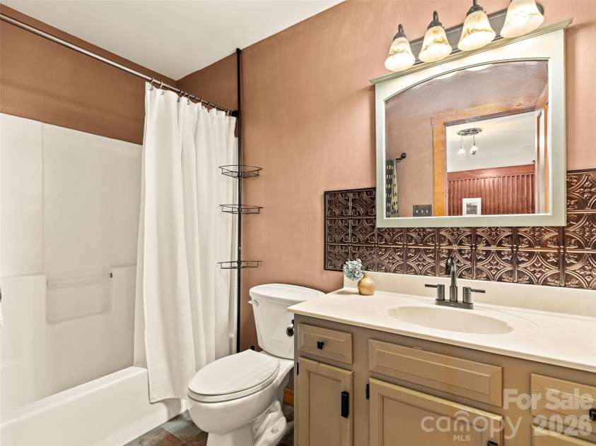 241 Pinners Cove Road, Asheville, NC 28803.  MLS# CAR4385845, YatesRealty ID 28453. Primary bathroom