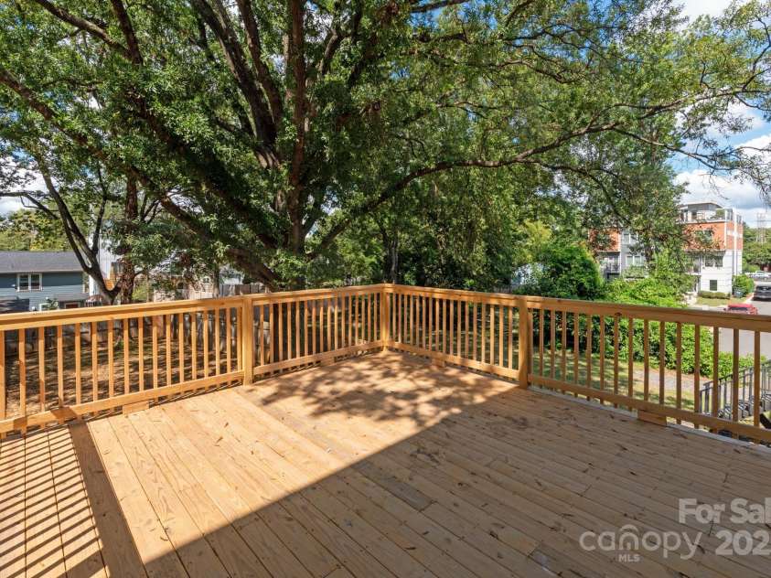 1119 Myers Street, Charlotte, NC 28206.  MLS# CAR4281419, YatesRealty ID 2846. Deck