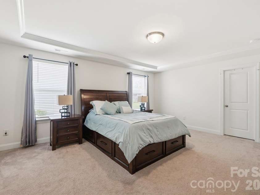 282 Bouchard Drive, Waxhaw, NC 28173.  MLS# CAR4387883, YatesRealty ID 28465. Primary Bedroom with Tray Ceiling