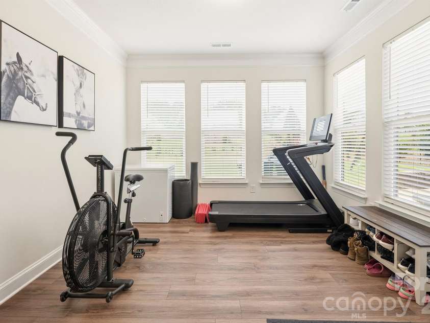282 Bouchard Drive, Waxhaw, NC 28173.  MLS# CAR4387883, YatesRealty ID 28465. Sunroom