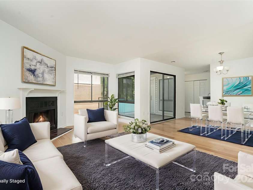 4900 Spring Lake Drive, Charlotte, NC 28212.  MLS# CAR4284345, YatesRealty ID 28468. Living Area- Virtually Staged