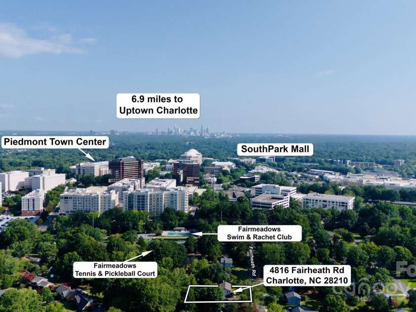 4816 Fairheath Road, Charlotte, NC 28210.  MLS# CAR4285277, YatesRealty ID 28469. 