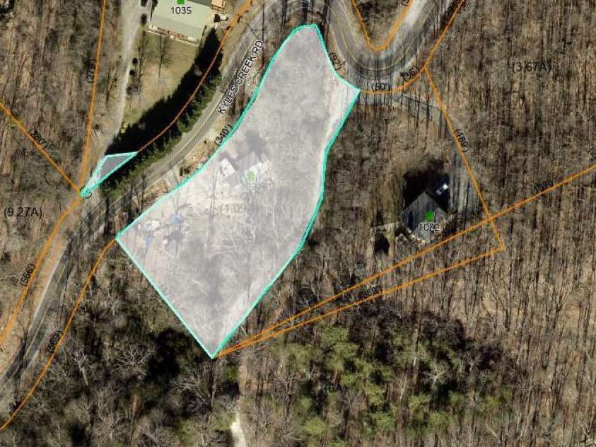 1034 Kyles Creek Road, Hendersonville, NC 28792.  MLS# CAR4377604, YatesRealty ID 28488. GIS Map 