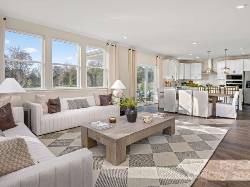 1211 Daniel Pine Drive, Indian Land, SC 29707.  MLS# CAR4326753, YatesRealty ID 2849. Sales Model Kitchen/LR Representation