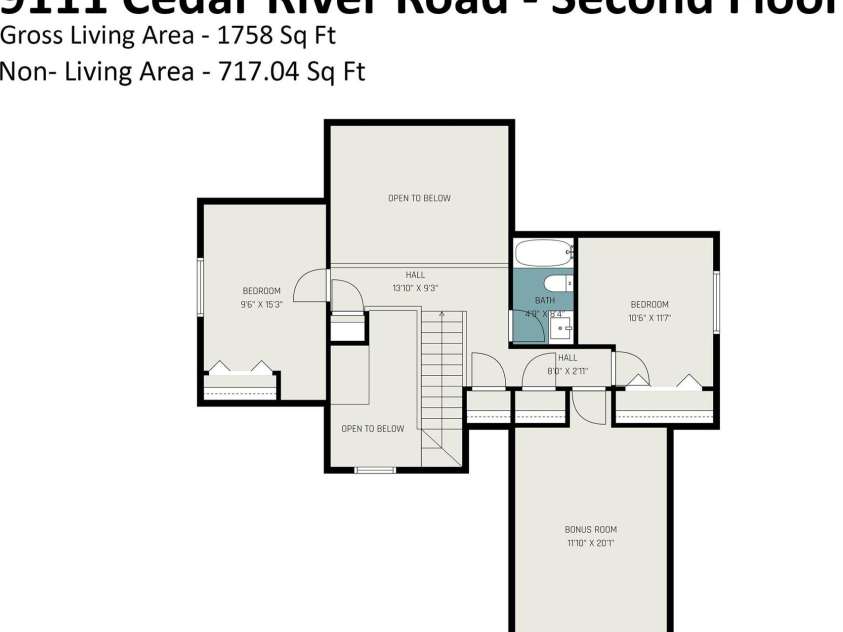9111 Cedar River Road, Huntersville, NC 28078.  MLS# CAR4388496, YatesRealty ID 28491. 