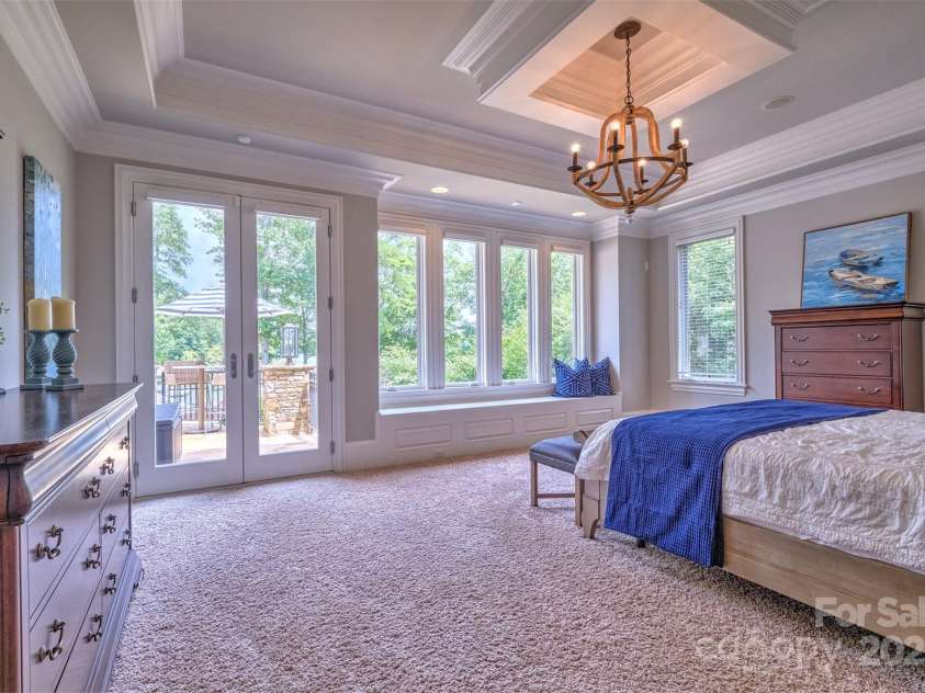 6216 North Road, York, SC 29745.  MLS# CAR4270896, YatesRealty ID 28499. Expansive waterfront views from primary bedroom