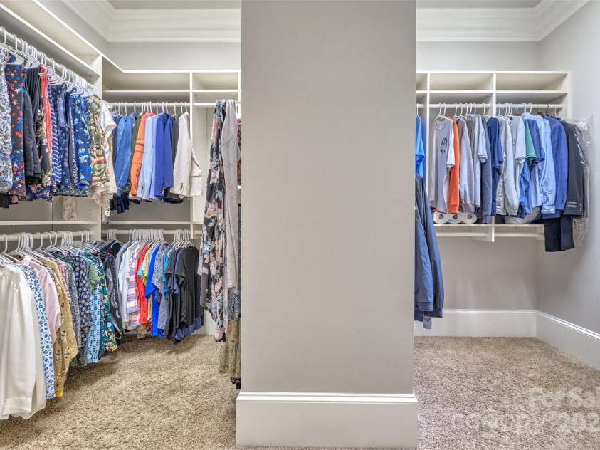 6216 North Road, York, SC 29745.  MLS# CAR4270896, YatesRealty ID 28499. His and her closet spaces