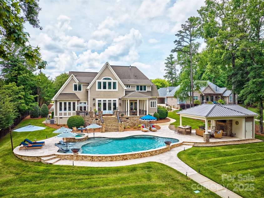 6216 North Road, York, SC 29745.  MLS# CAR4270896, YatesRealty ID 28499. Rear view of home