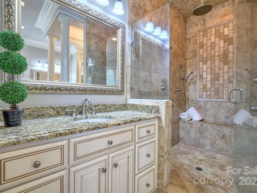 6216 North Road, York, SC 29745.  MLS# CAR4270896, YatesRealty ID 28499. Second vanity with huge shower
