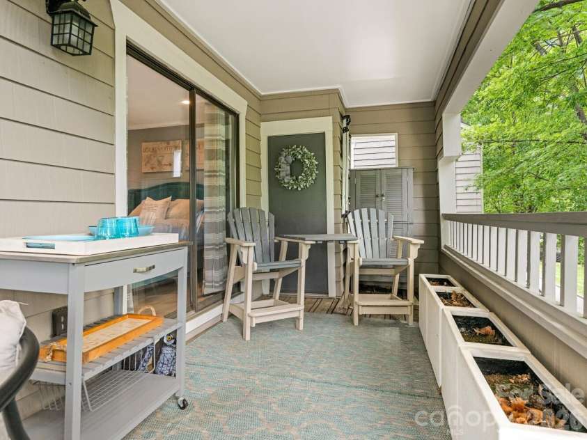 212 10th Street, Charlotte, NC 28202.  MLS# CAR4394129, YatesRealty ID 285. Covered porch with storage closet