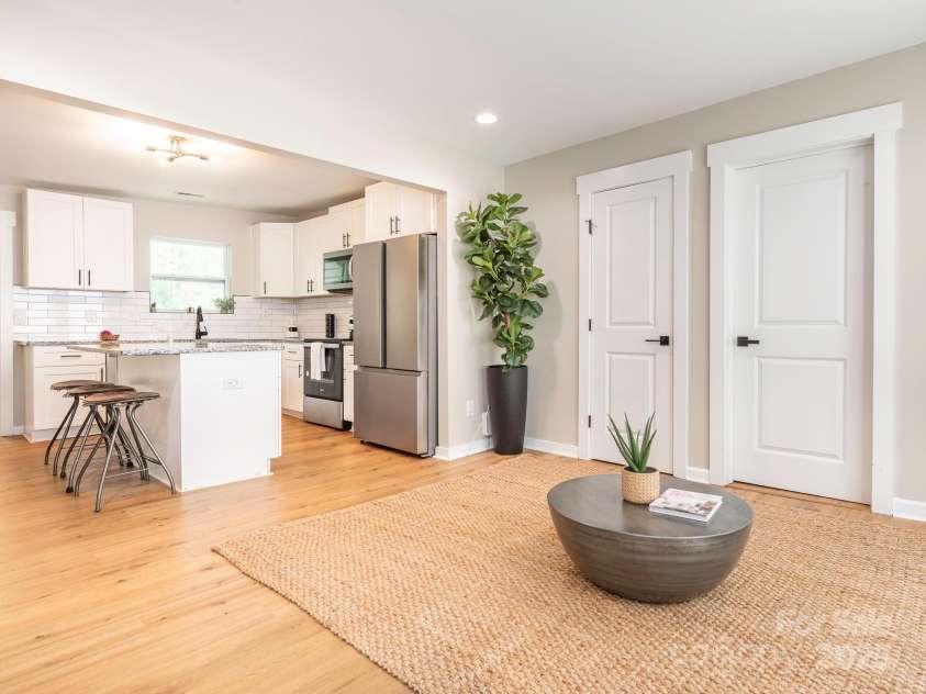 803 13th Street, Kannapolis, NC 28083.  MLS# CAR4244257, YatesRealty ID 28501. Living Room into Kitchen