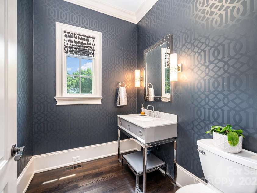 15603 June Washam Road, Davidson, NC 28036.  MLS# CAR4273381, YatesRealty ID 28502. Stunning Powder Bath Main Level