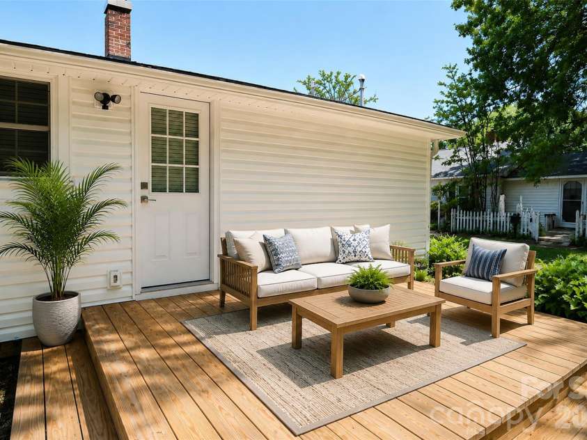 1002 Laura Avenue, Kannapolis, NC 28083.  MLS# CAR4388533, YatesRealty ID 28506. *Deck has been digitally staged