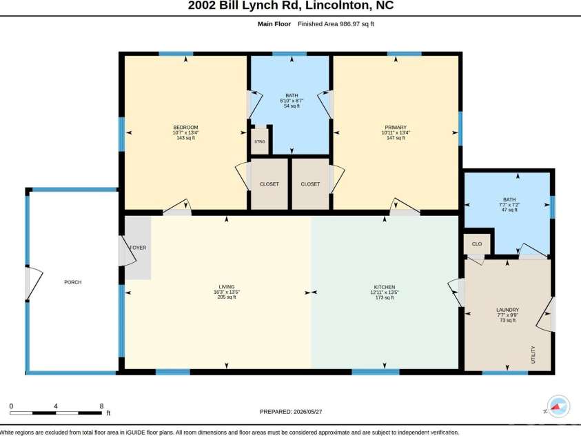 2002 Bill Lynch Road, Lincolnton, NC 28092.  MLS# CAR4384093, YatesRealty ID 28507. 