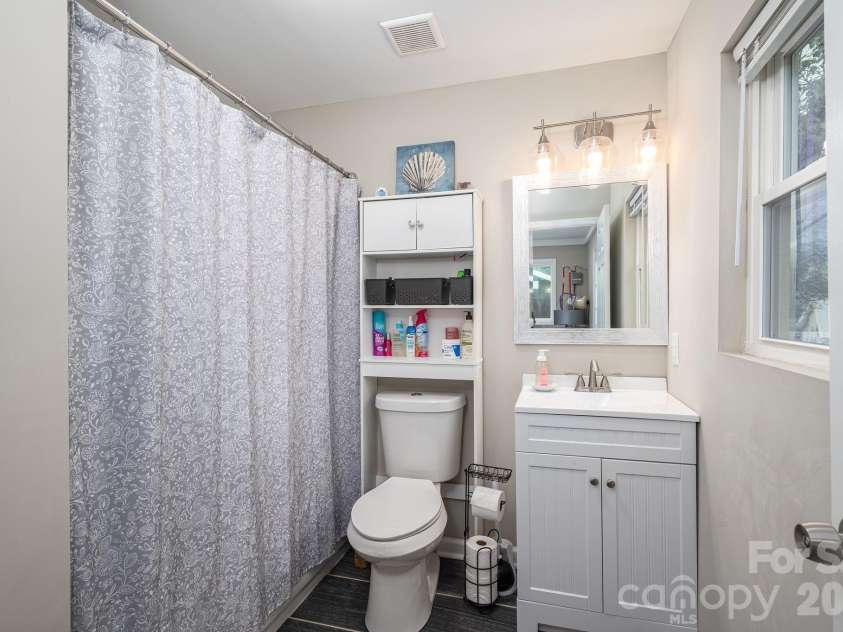 2002 Bill Lynch Road, Lincolnton, NC 28092.  MLS# CAR4384093, YatesRealty ID 28507. Back bathroom