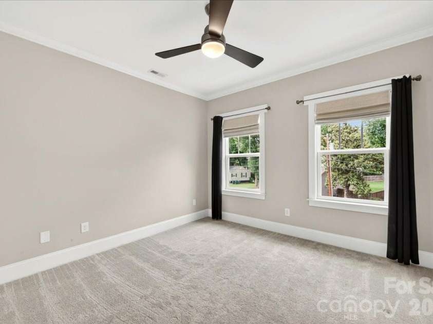 1624 Brook Road, Charlotte, NC 28205.  MLS# CAR4377757, YatesRealty ID 28509. 3rd bedroom upstairs