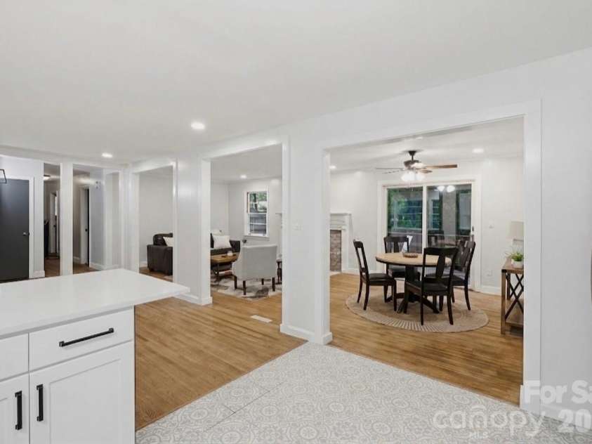 1623 Lumarka Drive, Charlotte, NC 28212.  MLS# CAR4385978, YatesRealty ID 28512. View from kitchen