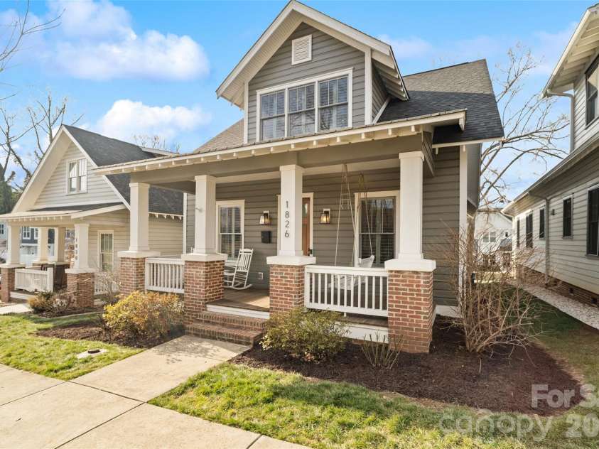 1826 Wickford Place, Charlotte, NC 28203.  MLS# CAR4344880, YatesRealty ID 28519. 
