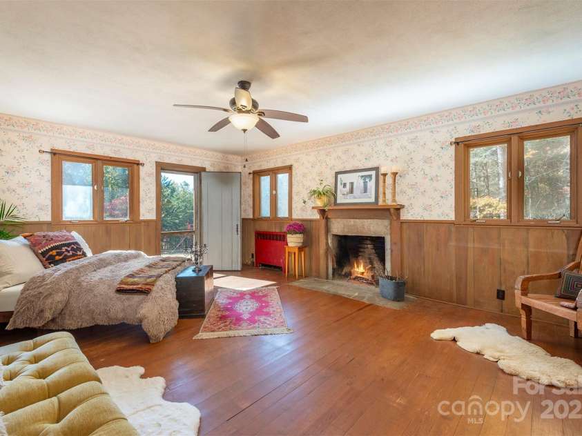 102 Weaver Mill Road, Columbus, NC 28722.  MLS# CAR4211548, YatesRealty ID 2852. Go to sleep by a warm fire