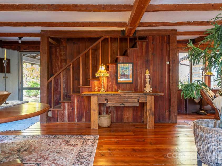 102 Weaver Mill Road, Columbus, NC 28722.  MLS# CAR4211548, YatesRealty ID 2852. Steps leading to the second floor