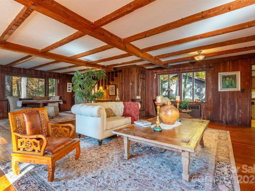 102 Weaver Mill Road, Columbus, NC 28722.  MLS# CAR4211548, YatesRealty ID 2852. The living space is both expansive and cozy