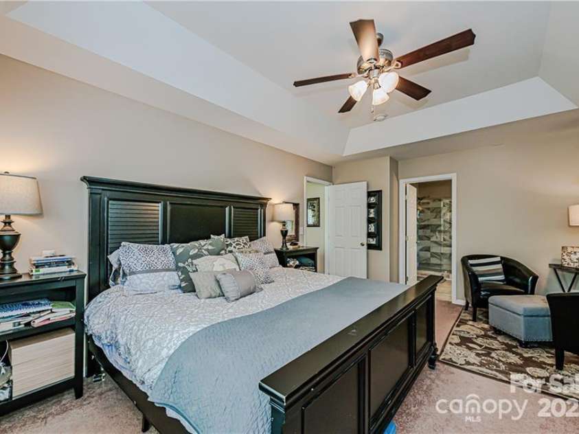 116 Doby Creek Court, Fort Mill, SC 29715.  MLS# CAR4280037, YatesRealty ID 28523. Primary Bedroom