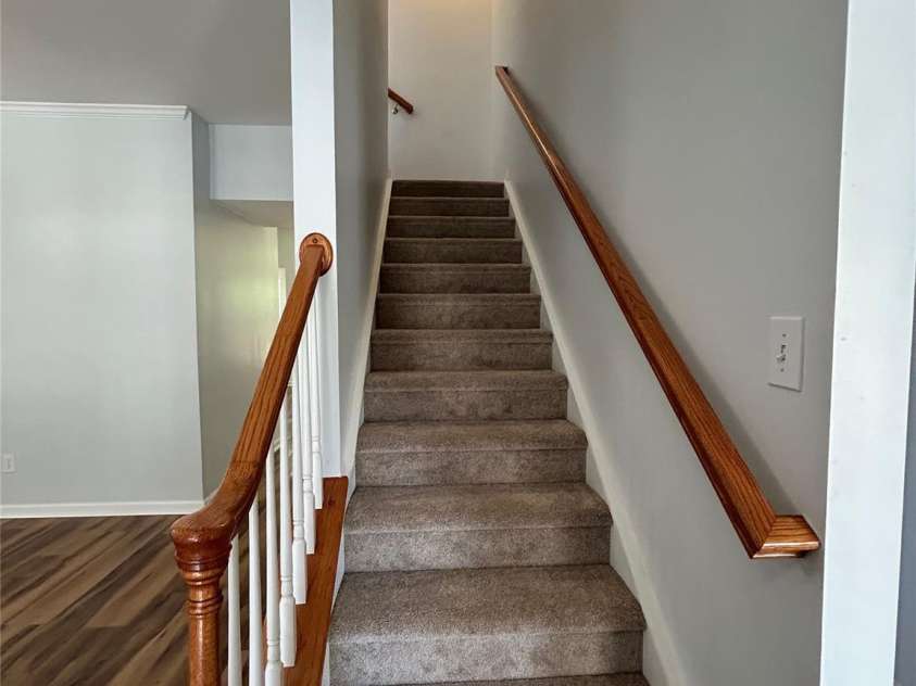 630 Springhouse Place, Clover, SC 29710.  MLS# CAR4278014, YatesRealty ID 28528. Stairway to Upper Level Room